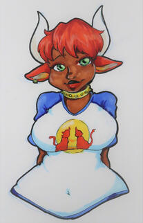 Ruby the Redbull Drink Spokesperson